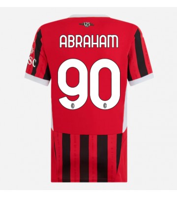 AC Milan Tammy Abraham #90 Hjemmebanetrøje Dame 2024-25 Kort ærmer